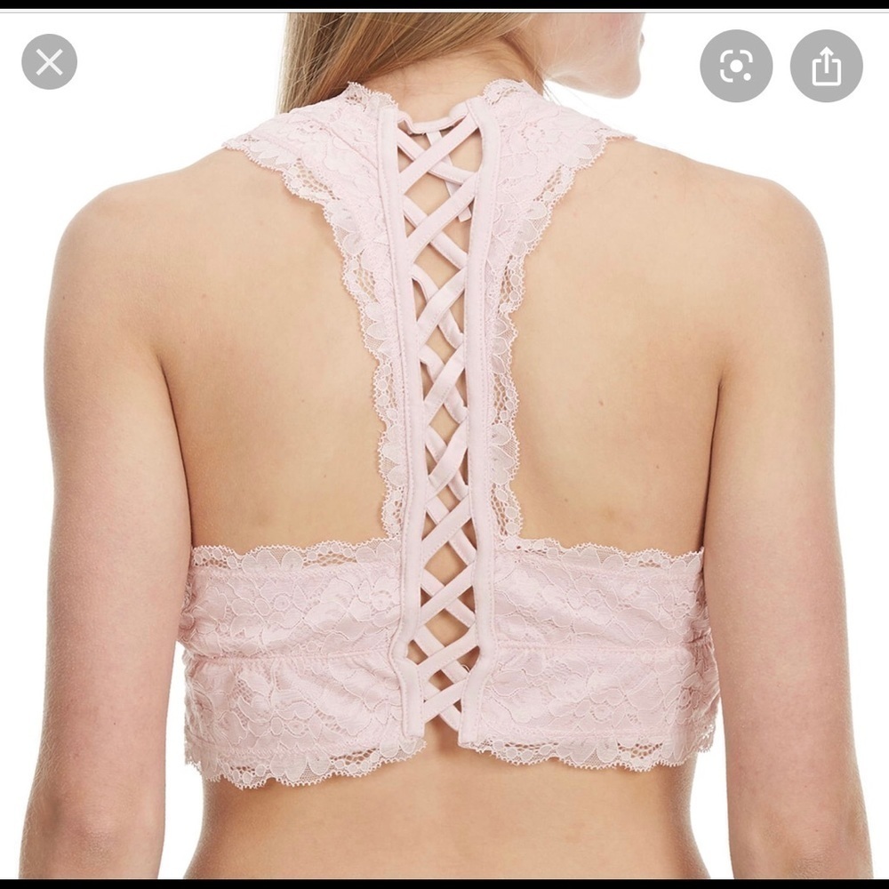 Poof! Bralette In Antique Pink​​​​​​​​​ - Picture 2 of 7